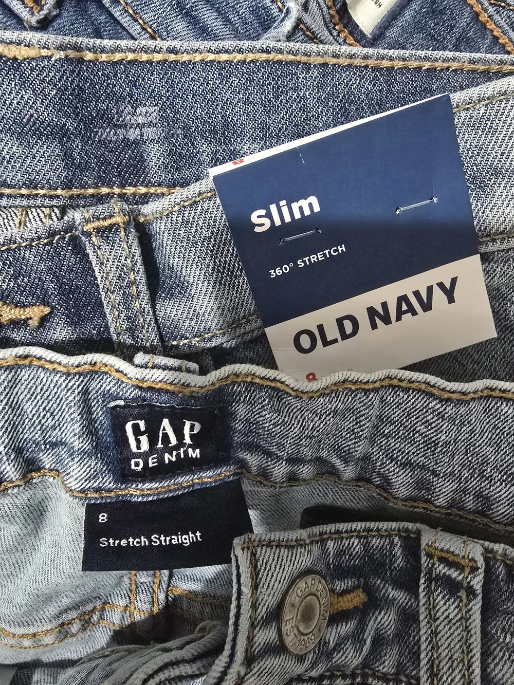 Old Navy Light Blue  Straight Jeans - Classic Denim